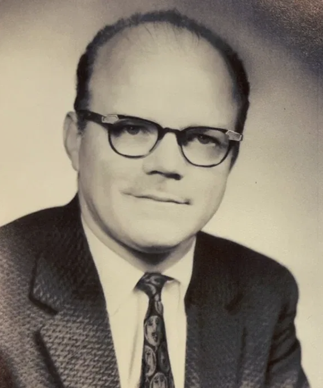 Black-and-white studio portrait of John E. Lydle, founder of Thermo-Rite Manufacturing.